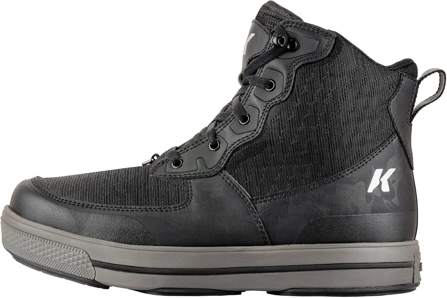 Korkers Men's Stealth Sneaker Wading Boot with Fixed Kling-On Rock Soles