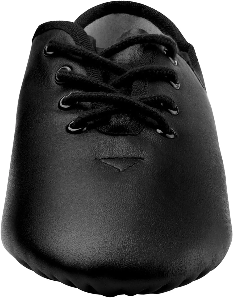 Linodes Leather Lace Up Unisex Jazz Shoe for Women and Men's Dance Shoes