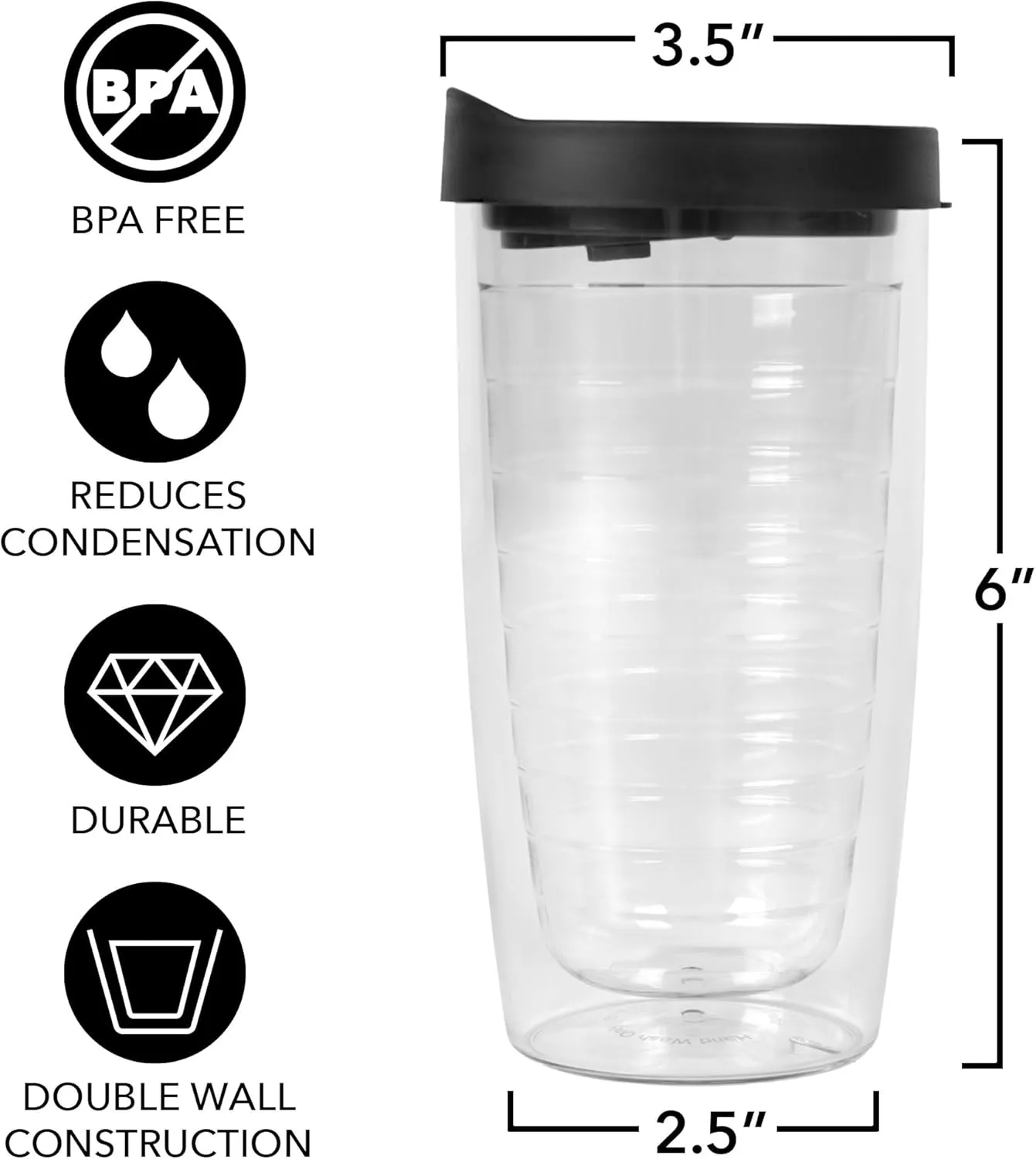 LOGOVISION Care Bears Bear Wrap Double-Walled Plastic Travel Tumbler Keeps Drinks Hot & Cold, 16oz.