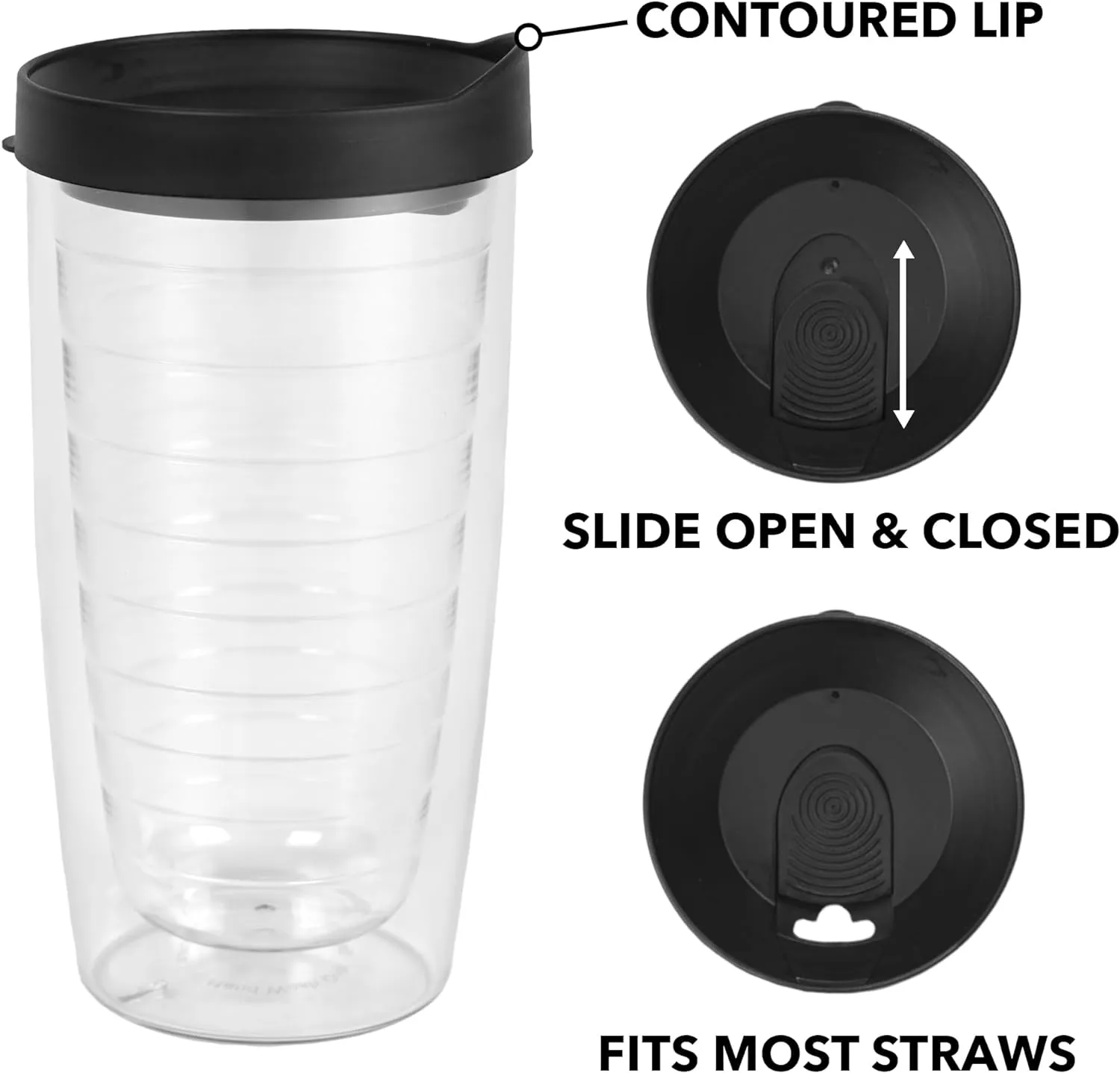 LOGOVISION Care Bears Bear Wrap Double-Walled Plastic Travel Tumbler Keeps Drinks Hot & Cold, 16oz.