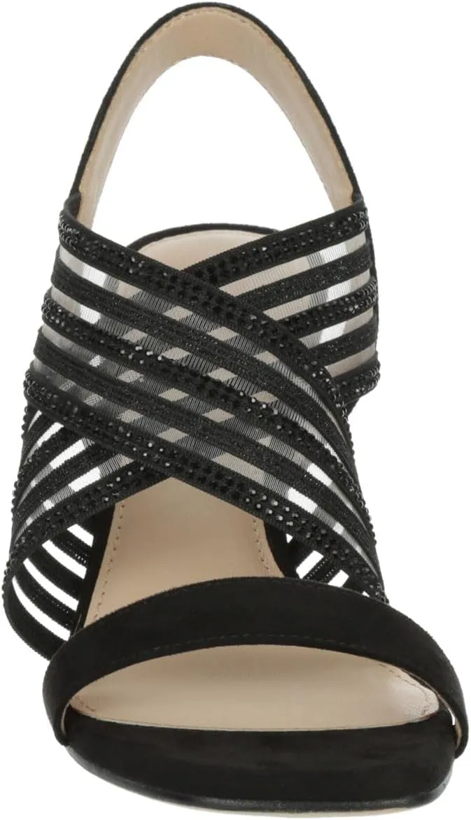 Maripe Elisa - Women's Strappy Open Square Toe Slingback Heeled Dress Sandals