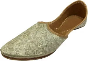 Men Pakistani Aladdin Mojari Curved Toe Khussa Shoe Jooti Jalsa Juttis