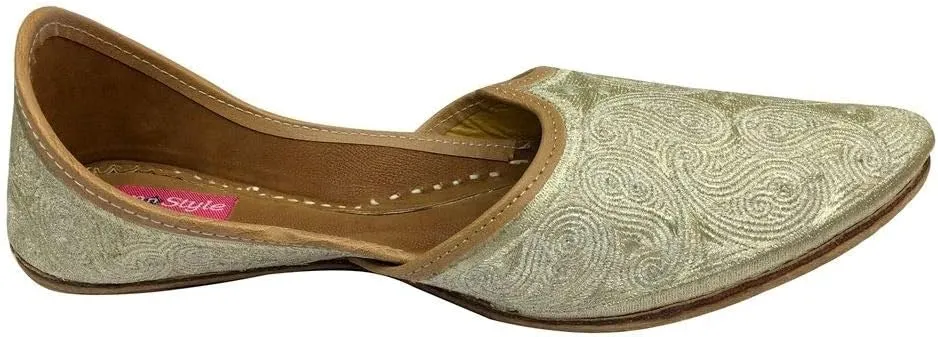 Men Pakistani Aladdin Mojari Curved Toe Khussa Shoe Jooti Jalsa Juttis
