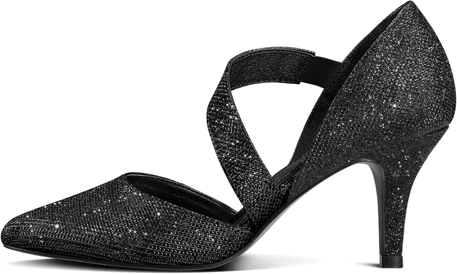 mysoft Women's Pointed Toe Low Stiletto Heel Dress Pumps Shoes - Available in Wide Sizes