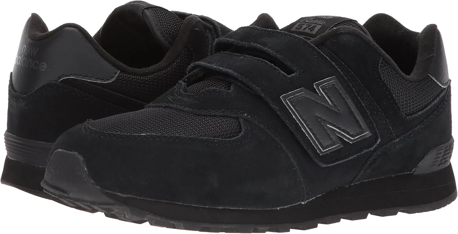 New Balance Baby-Boy's 574 V1 Evergreen Hook and Loop Sneaker