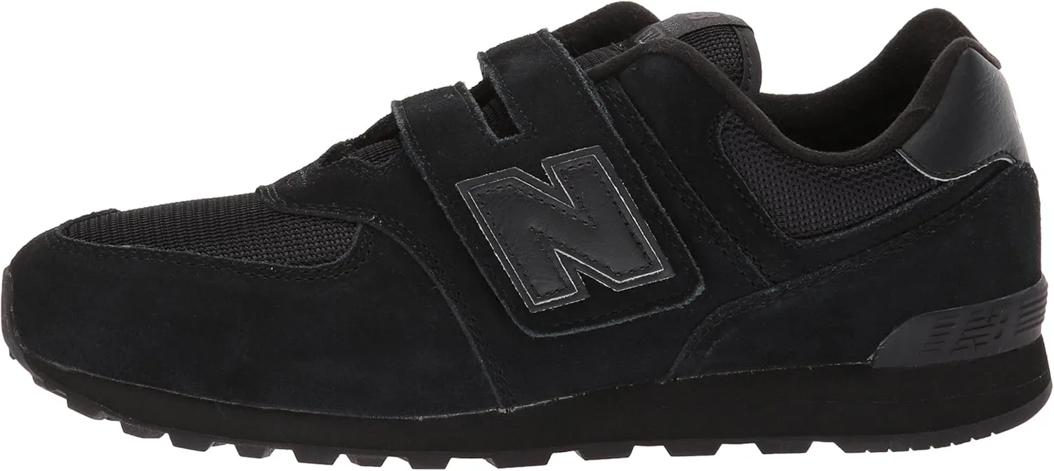New Balance Baby-Boy's 574 V1 Evergreen Hook and Loop Sneaker