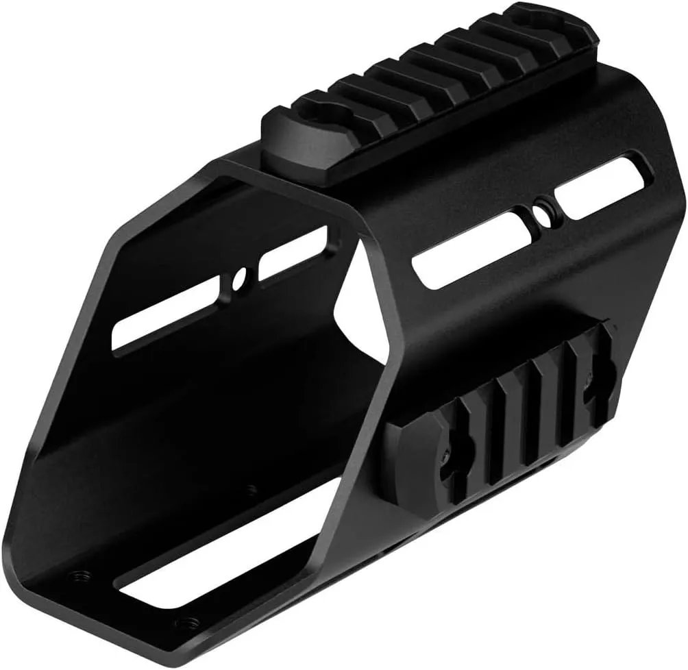 Nightforce Spotting Scope Accessory Cage with 2 Picatinny Rails for Thermals, Red Dot Sights & Laser Rangefinders Attachment - Compatible with Configurable Field Spotting Scope (CFS) 6-36x50mm F1