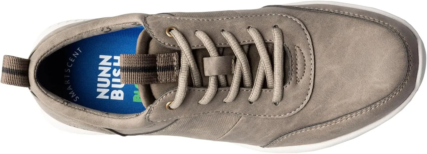 Nunn Bush Men's Kore City Pass Moccasin Toe Oxford Athletic Style Casual Lightweight Comfortable Lace Up