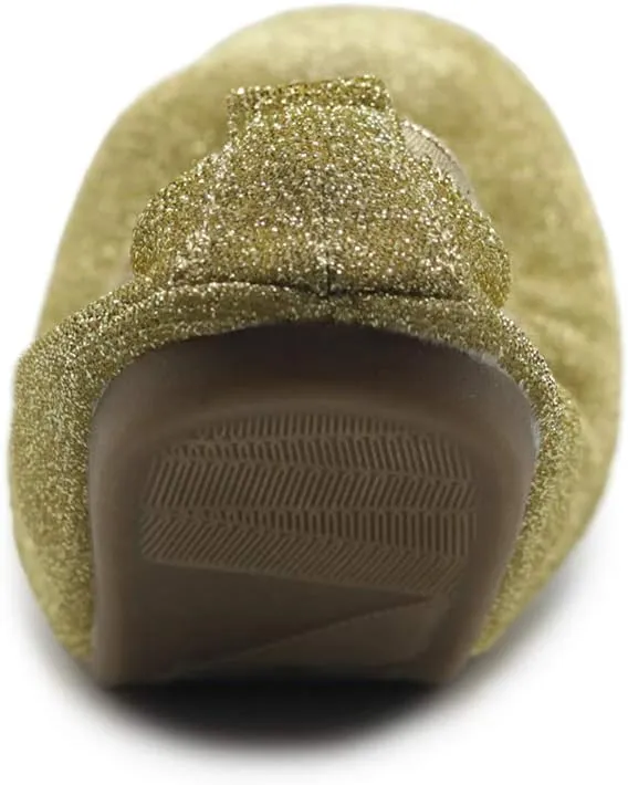 Ollio Women's Shoes Glitter Slip On Comfort Basic Ballet Flats F118