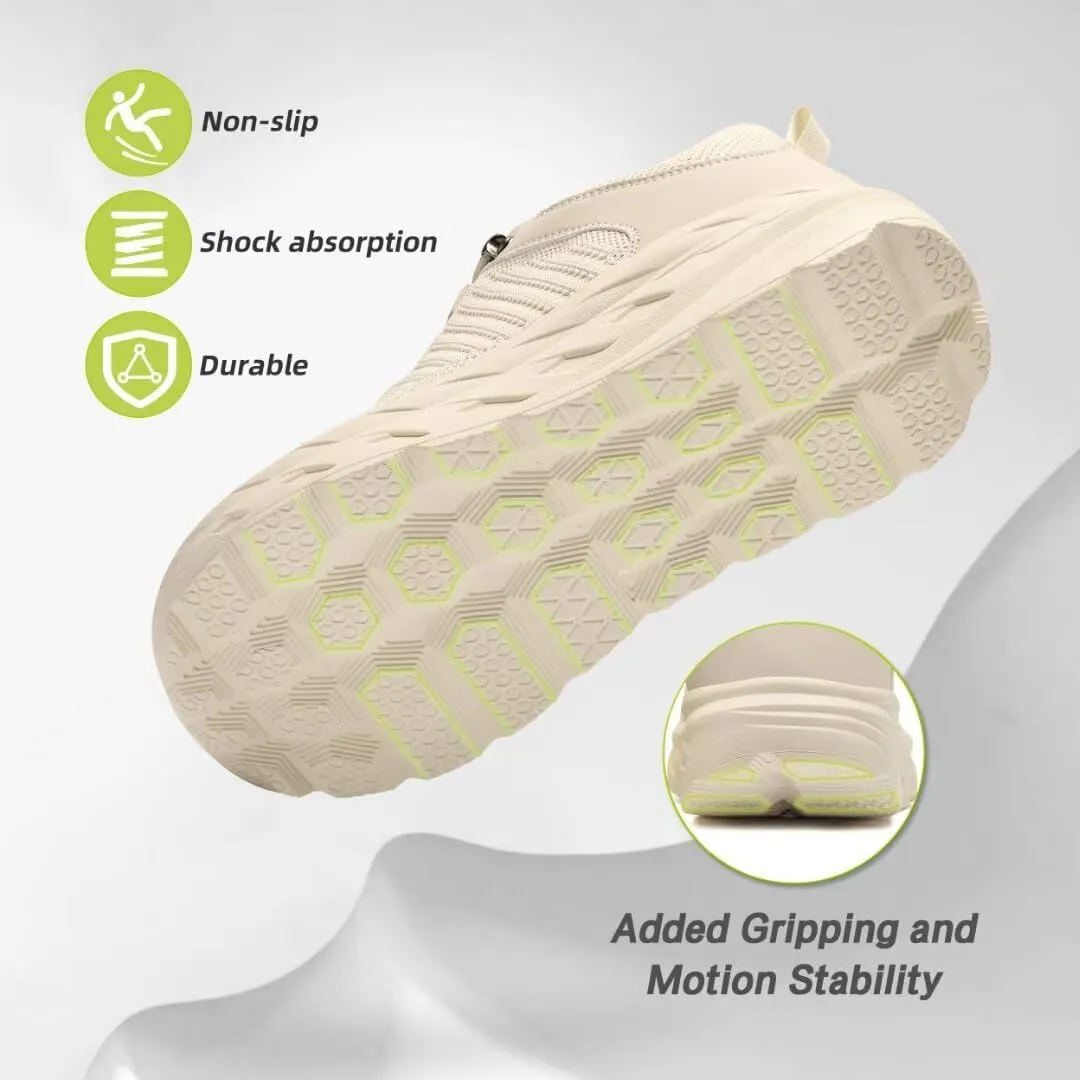 OrthoComfoot Women's Orthopedic Diabetic Wide Walking Shoes: Comfortable Casual Arch Support Plantar Fasciitis Fashion Sneakers, Work Tennis Orthotic High Arch Swollen Feet Shoes for Foot Heel Pain
