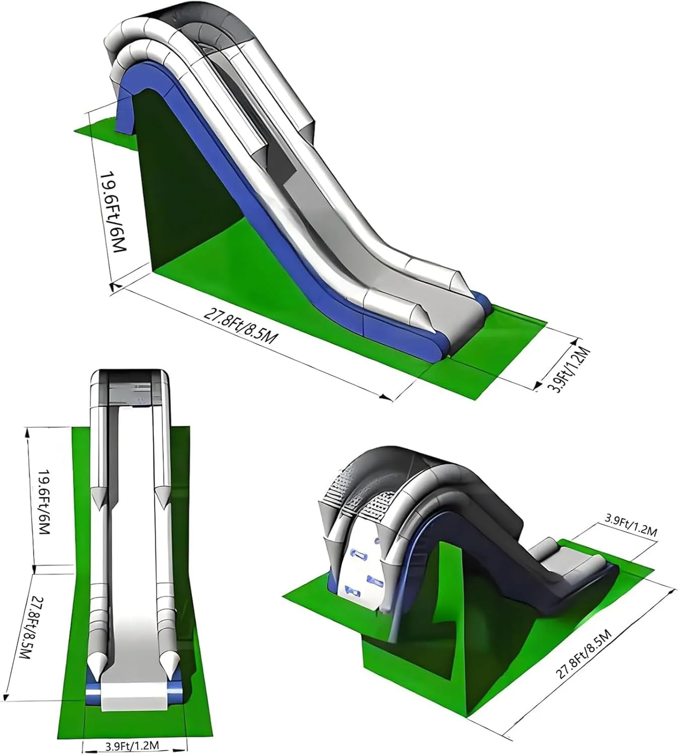 Outdoor Play Giant Inflatable Water Slide Yacht Park Marine with Electric Air Pump for Boats Interesting