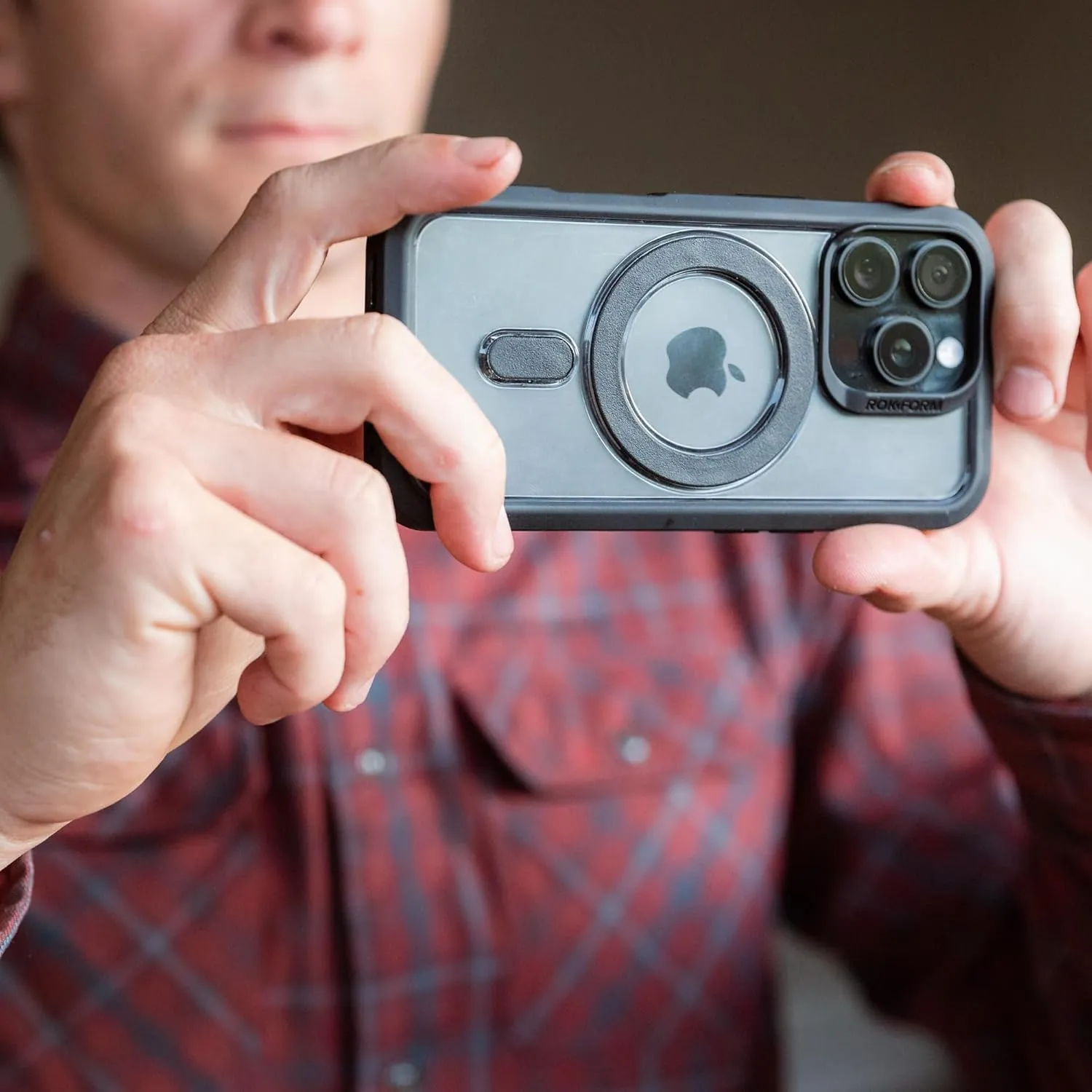 Rokform Slim Case Compatible with The iPhone 16 Pro, Drop Tested Armor (Clear)