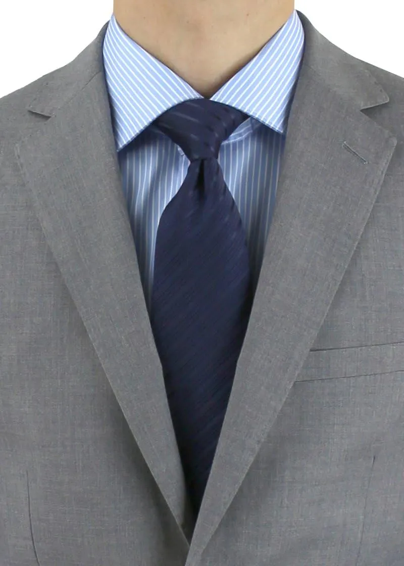 Salvatore Exte Men's 2 Button Two Piece Suit Single Vent Blazer Flat Front Pant