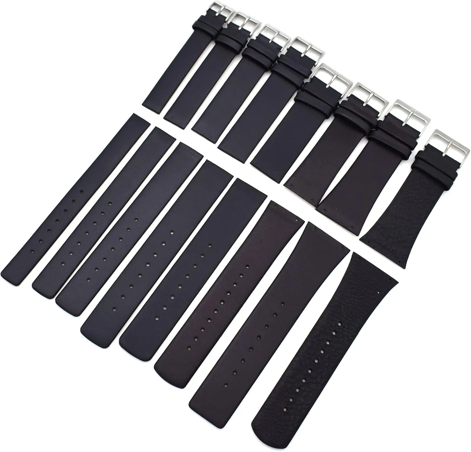 Screw Fit, Genuine Leather Replacement Watch Band Strap for Skagen Watches, Attaches with Screws, 12mm, 14mm, 16mm 18mm, 20mm, 22mm, 28mm, 30mm