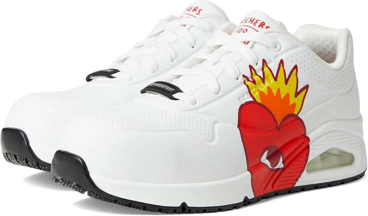 Skechers Women's Ricardo Cavolo Uno Sr-Taun Comp Toe Sneaker