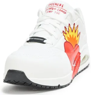 Skechers Women's Ricardo Cavolo Uno Sr-Taun Comp Toe Sneaker