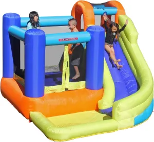 Sportspower My First Jump N' Slide Bounce House with Blower, 165.6" L x 141.6" W x 94.8"