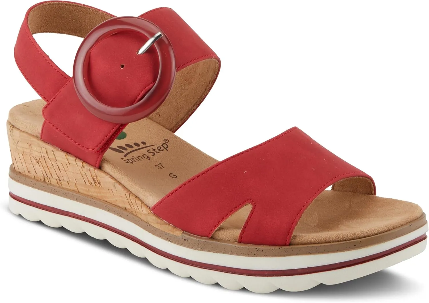 Spring Step Women's Loriya Slingback Wedge Sandal