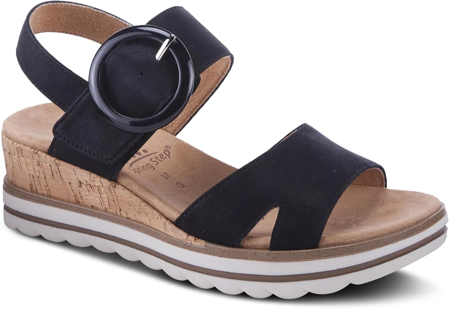 Spring Step Women's Loriya Slingback Wedge Sandal