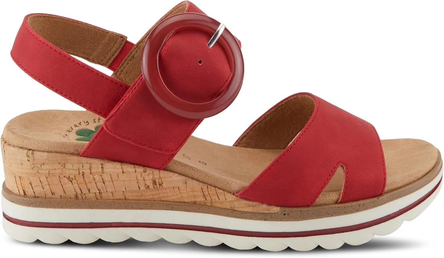 Spring Step Women's Loriya Slingback Wedge Sandal
