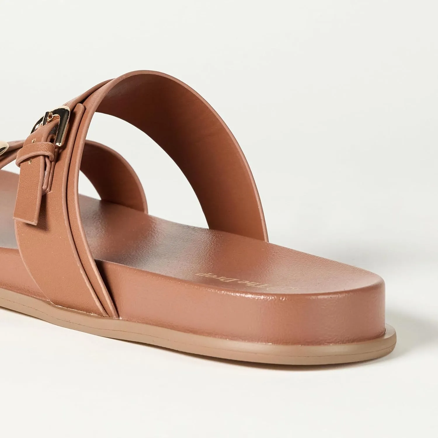 The Drop Women's Avona Two Strap Slide Sandals