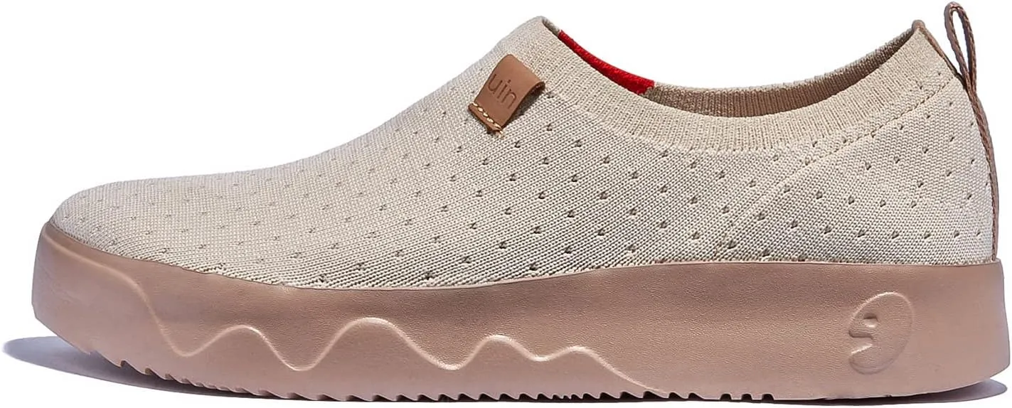 UIN Women's Art Travel Walking Shoes Slip On Casual Lightweight Wide Toe Fashion Sneaker Toledo Ⅸ