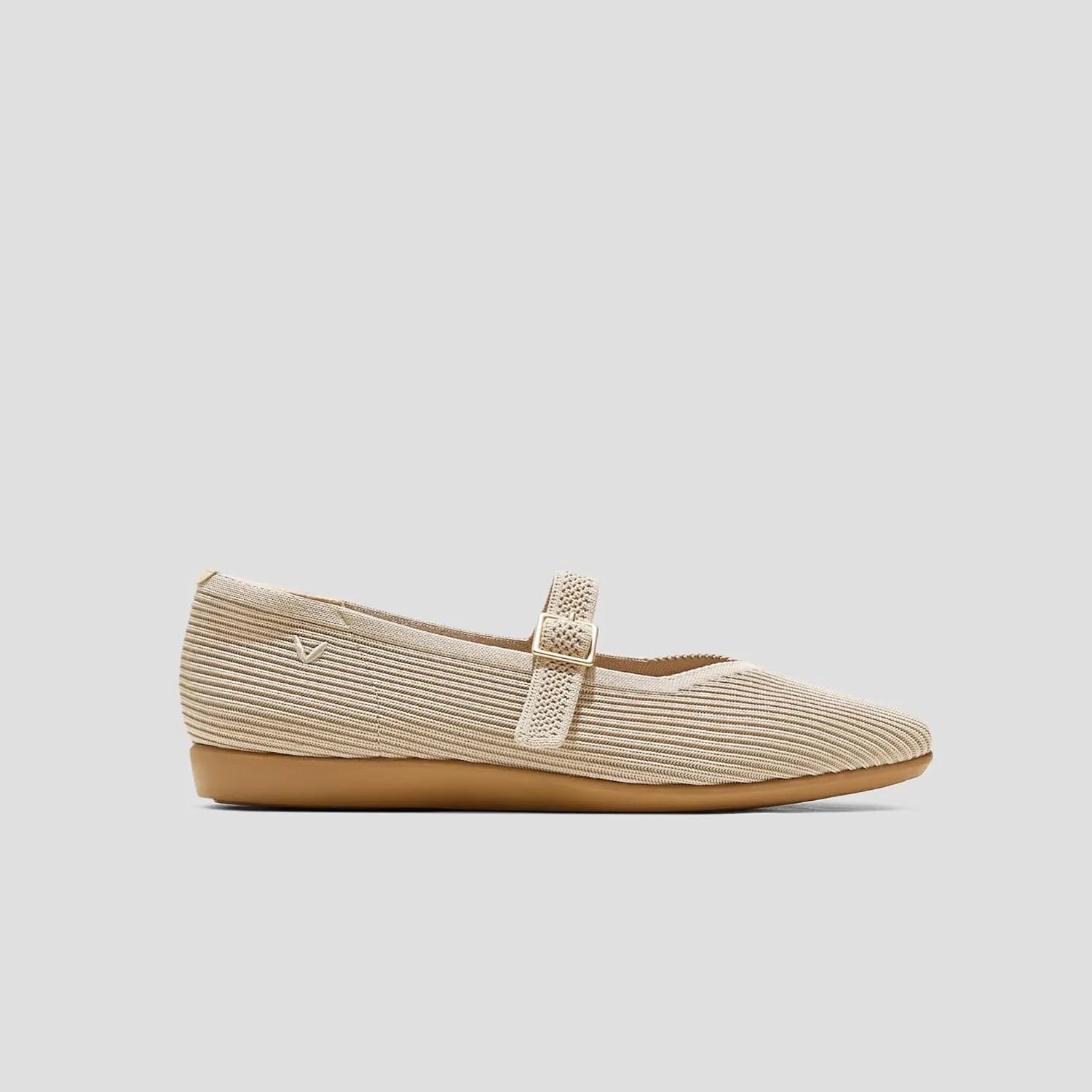 VIVAIA Margot Walker Mary Jane Women Flat Shoes Slip on Square-Toe Washable Shoes Comfortable for Work with Arch Support