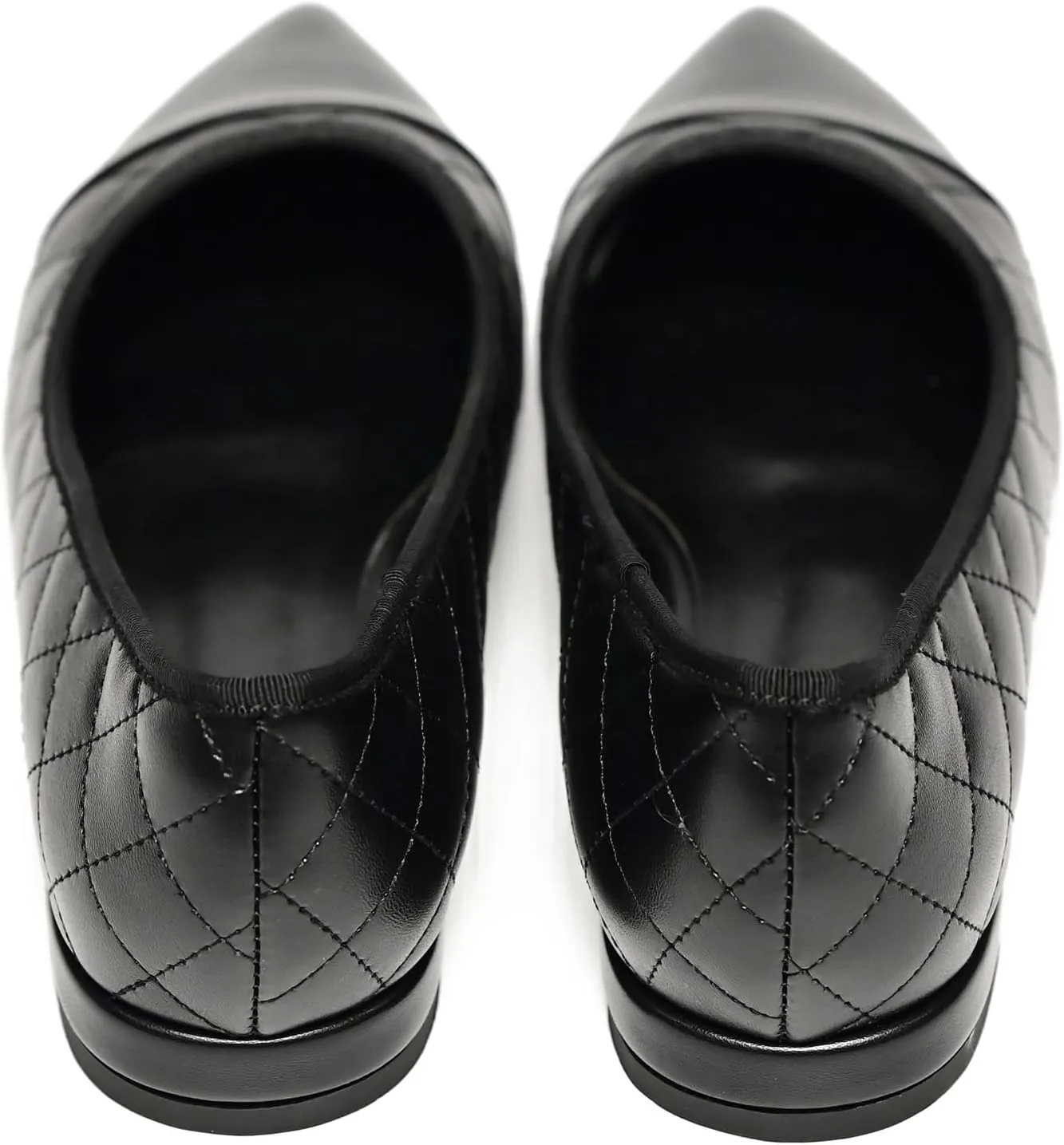 Women Comfy Cap Toe Flats Slip on Pointed toe Flat Shoes Two Tone Flat Heel Dress Shoes Casual Pointy Toe Ballet Flats Colorblock Classic Office Elegant Driver Flats 4-11 M US