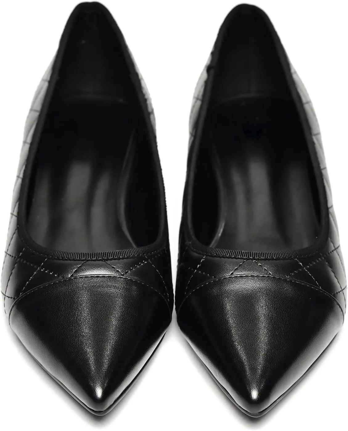 Women Comfy Cap Toe Flats Slip on Pointed toe Flat Shoes Two Tone Flat Heel Dress Shoes Casual Pointy Toe Ballet Flats Colorblock Classic Office Elegant Driver Flats 4-11 M US