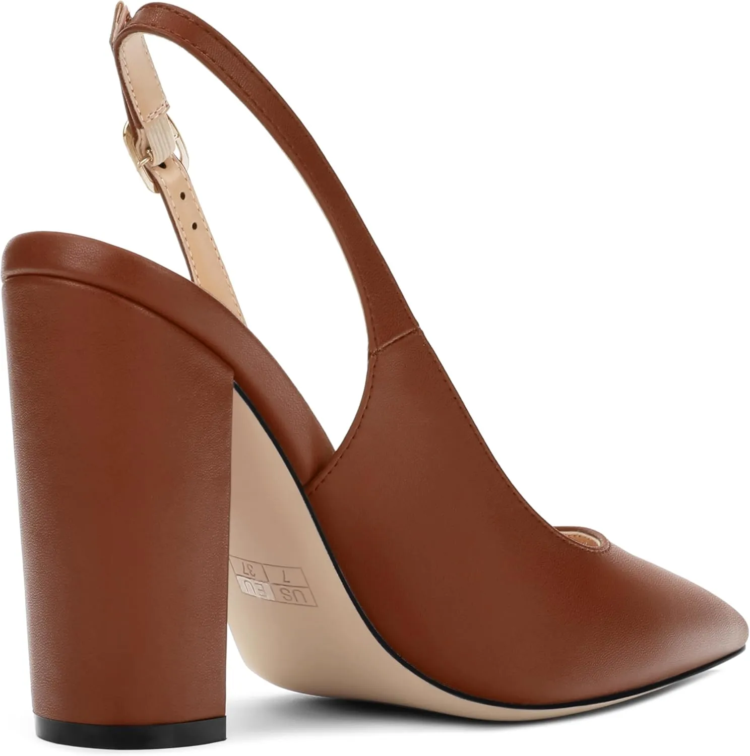 Women's Pointed Toe Slingback Heels, High Heel Shoes for Women