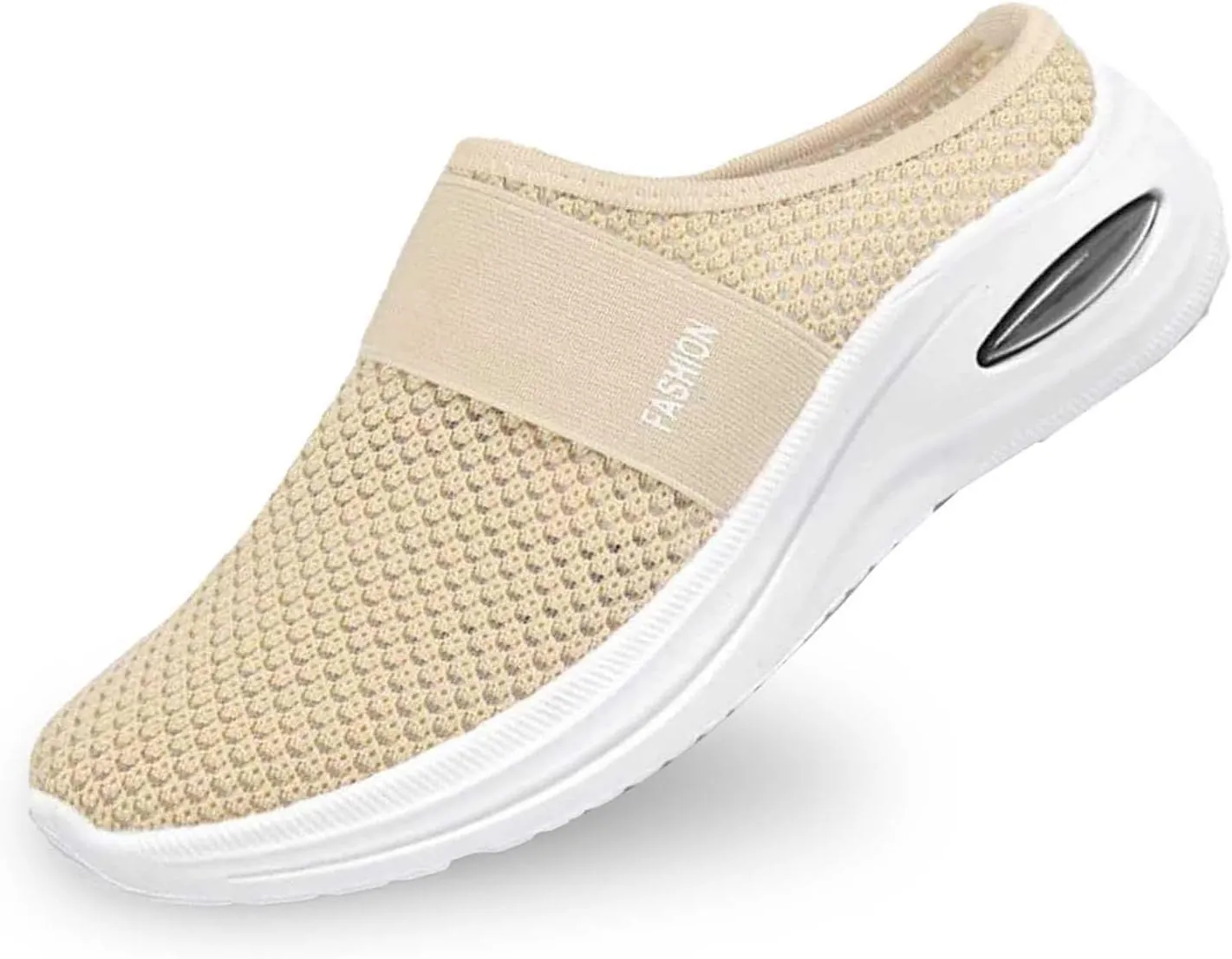 Womens Sandals With Arch Support Casual Womens Slip On Mules Walking Slippers Closed Toe Slides Orthopedic Shoes