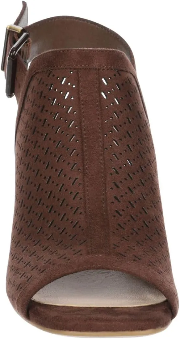 XAPPEAL Zella - Women's Peep Toe Cut Out Block Heeled Sandal Booties