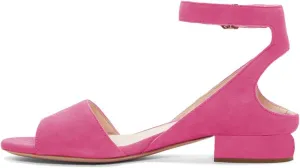 XYD Strappy Low Heel Sandal Pumps for Women Open Toe Ankle Strap Slingback Chunky Heeled Dressy Shoes