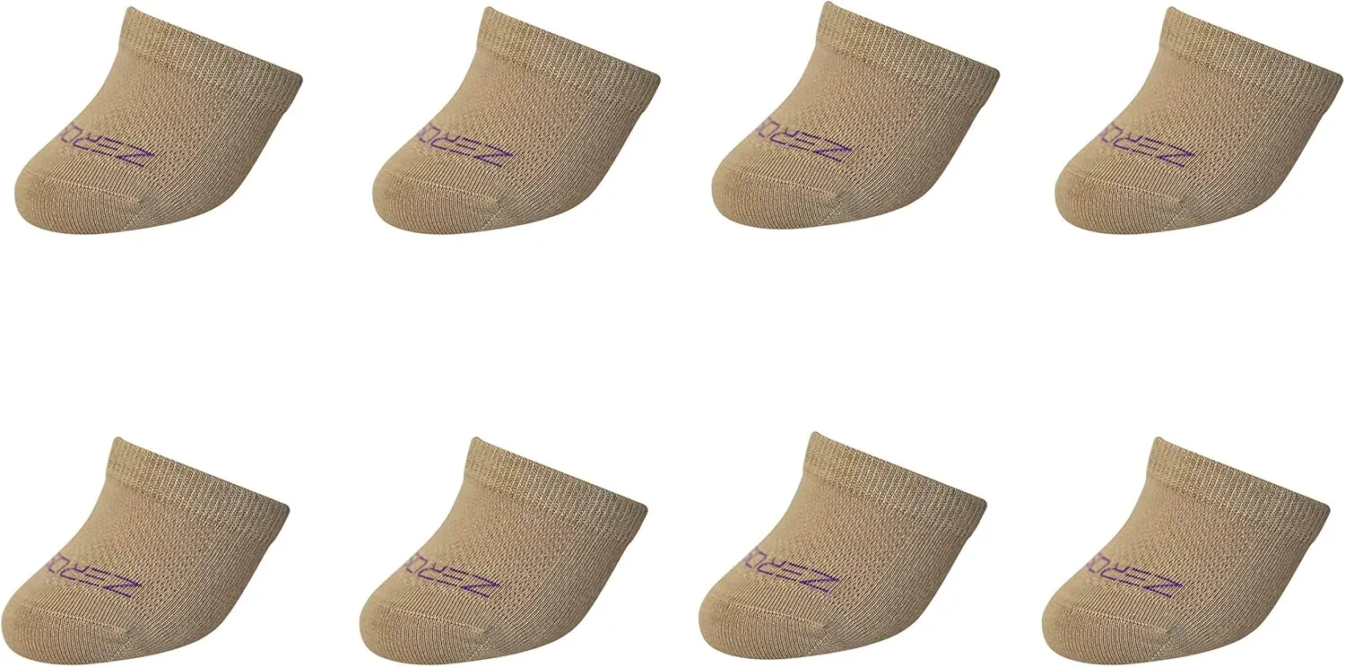 ZeroSock Womens Bamboo Viscose Toe Capper Socks With Grip (4 Pairs Per Box)