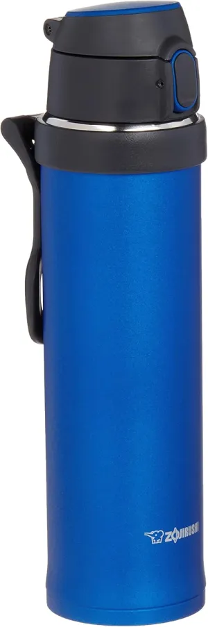 Zojirushi SM-QHE48AK, Flip-and-Go Stainless Mug, 16-Ounce, Cobalt Blue